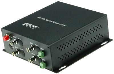 China optische zendontvanger van de 4 kanaal de videohd sdi vezel 1310nm/1550nm component aan sdi hd convertor Te koop