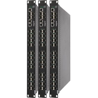 China 100 - Industriële gigabitschakelaar 28 van 240VAC haven, 19“ 1U RackMount ethernet schakelaar Te koop