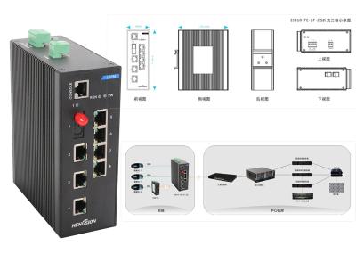 China 154 * 128.5 * 58mm 10 port Network Switch , 4.2Mpps High speed network switch for sale