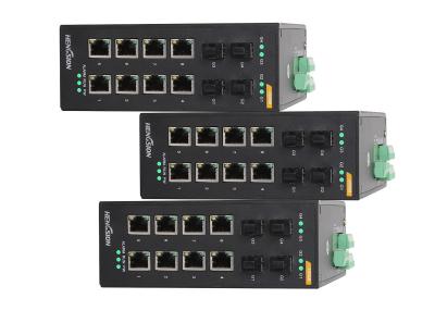 China gigabit TX del puerto del interruptor 8 de Ethernet del puerto 4K 12 y gigabit SFP FX de 4 puertos en venta