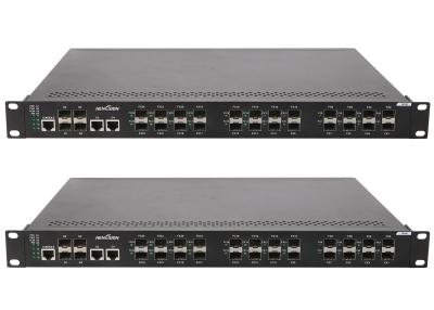 China Fanless gigabit switch 24 megabit FX SFP ports / 2 gigabit TX ports / 2 gigabit SFP fiber ports for sale