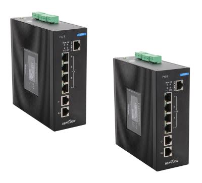 China 6 interruptor Unmanaged del gigabit de Ethernet del poder más elevado de los puertos 120W para las cámaras IP en venta