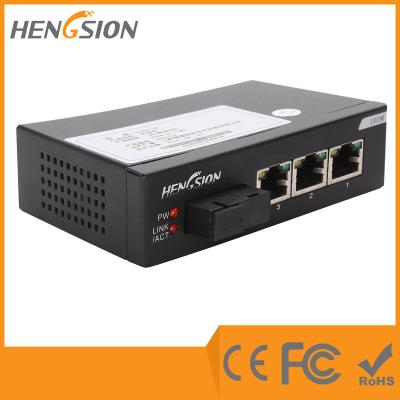 China Wall Mount 4 Port Enterprise Network Switch 5.08mm Industrial Terminal for sale