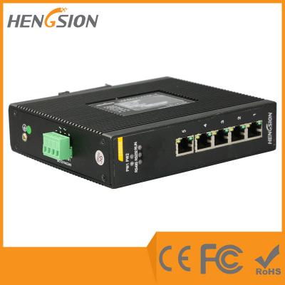 China 5 interruptor industrial 9-36VDC/9-36VAC de Gigabit Ethernet de Ethernet del puerto 1000Base en venta