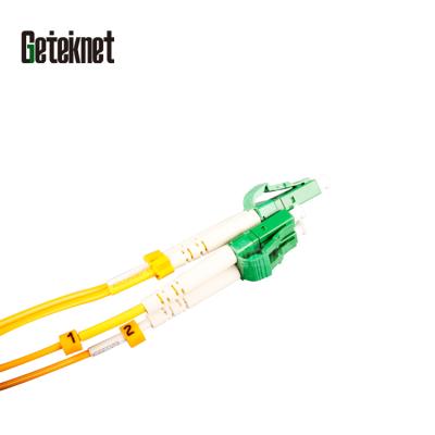 China LSZH Patch Cord Singlemode Fiber Optic OS2 (PVC Optional) 15M LC Duplex Yellow SM 9/125 LSZH Fiber Optic Patch Cord Fiber Optic Patch Cord for sale