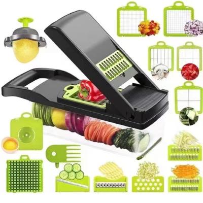 China Viable Multifunctional Manual Mandoline Slicer Onion Cutter Vegetable Food Dicer and Vegetable Slicer dropshipping Chinese Suppliers for sale