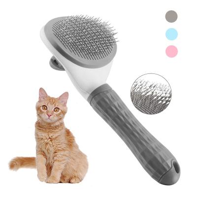 China Viable Pet Hair Removal One Brush Automated Hair Removal Comb Stainless Steel Main Fine Needle Dropshipping Chinese Suppliers for sale