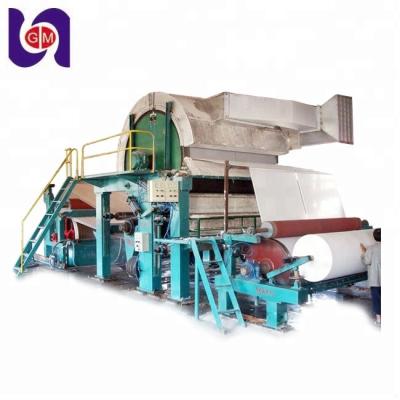 China Paper Mill Plant Equipment High Profitable Mini Rolling Production Machinery Line Hot Pattern Making Paper Roll Machine for sale