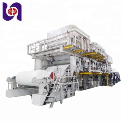 China waste paper recycling machine high speed fourdrinier a4 paper making production machinery a4 paper factory for sale for sale