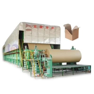 China Guangmao 1575mm 10 Tons Per Day Kraft Paper Making Machine For Make Boxes Cardboard for sale