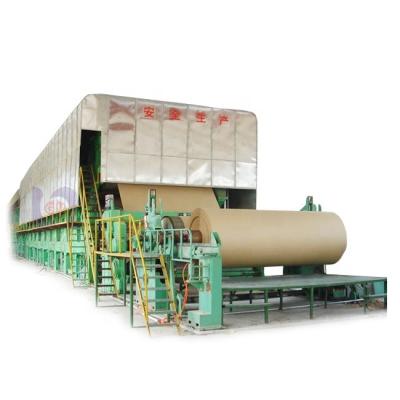 China GM 2400mm Fourdrinier Type 50 Ton/Day Kraft Paper Making Machine For Paper Plant for sale