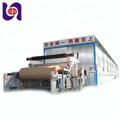 China New Recycle Wrapping packaging paper Making Machines Integrated Pulp And Paper Mill Machinery Supplier for sale