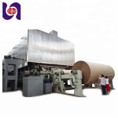 China Guangmao good machine de recyclage de papier pour le papier carton, karton roll paper corrugated cardboard making machine price for sale