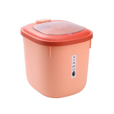 China Sustainable Grain Storage Bucket PP PET Container Plastic Box Universal Pet Food Food Storage Bucket Storage Box for sale