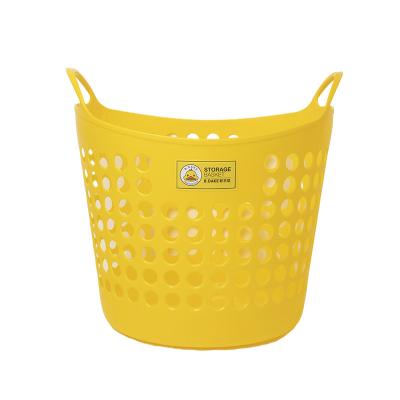 China Home Laundry Storage Hotel Laundry Hamper Plastic Wholesale Customized Household Laundry Storage Dirty Laundry Hamper Laundry Hamper for sale