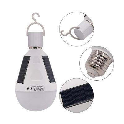 China Hot Selling AC85-265V Home Outdoor Led Emergency Light Bulb 12W E27 IP65 Waterproof Smart Led Emergency Led Solar Light Bulb for sale