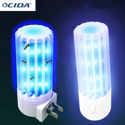 China Viable Mini Portable 360 ​​Degree Electric Mosquito Fly Insect Repellent Killer Bug Trap 360 Degree Led Lighting Mosquito Killer Night Lamp for sale