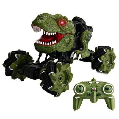 China Follow Me 2022 Hot Sale 1/18 Dinosaur Stunt Drift Rc Cars Powerwheels Simulation Off-road Vehicle High Speed Dinosaur RC Cars Outdoor Toy for sale