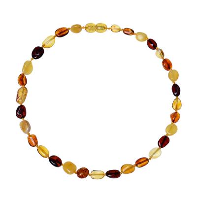 China CLASSIC Beeswax Real Amber Confidence Baby Teething Necklaces JOJO Baltic Sleep Amazon Choice Highest Quality for sale