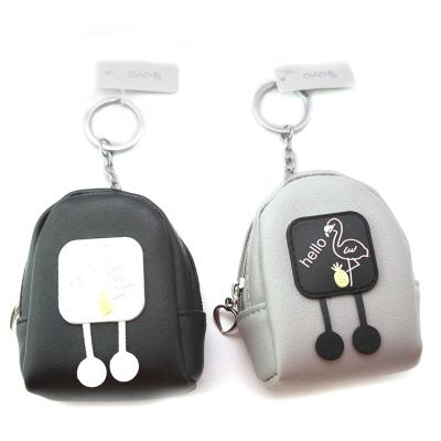 China Wholesale Custom Leather Key Chain Mini Coin Purse Pouch Keychain Bag Charms Key Chain for sale