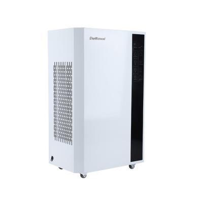 China Bottom wheels fabricate Derossi HCP360K gymnasium fancy plasma hepa air purifier for sale