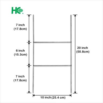 China Heavy Duty Metal Campaign Step Stakes For Yard Signs for sale