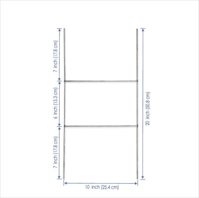 China Heavy Duty Cheap Metal Wire H Stakes For Yard Signs for sale