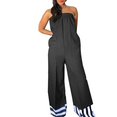 China Anti-pilling 2023 new loose large size women's casual overalls overalls tube top wide-leg overalls for sale