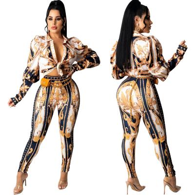 China Wholesale QUICK DRY women's tie dyed long sleeved tops and matching pants two piece sets for sale