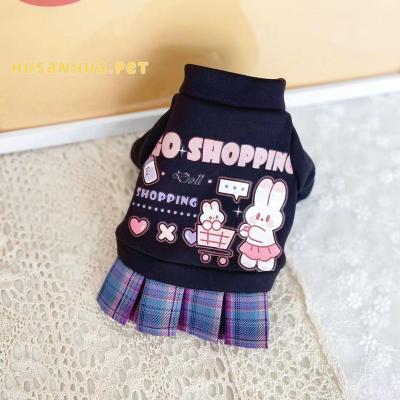 China 2022 New Viable Soft JK Dress Puppy Cat Pet Skirt Pet Princess Skirt Pet Clothes Viable for sale