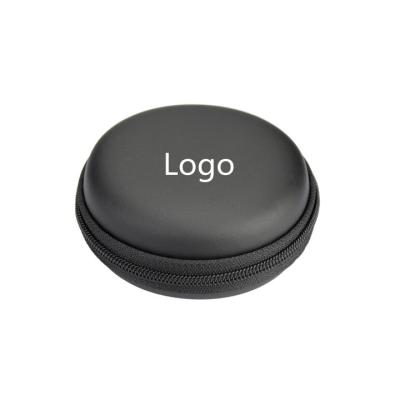 China Wholesale Portable Custom Logo Round Earphone Pouch Eva Earbud Case Earphone Case For Multiple Storage Case for sale