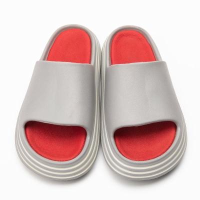 China Cushioning Indoor Anti-skid Soft Bottom Bath Slippers Bathroom Housekeepers Leaking Hollow Out Loafer Slippers for sale