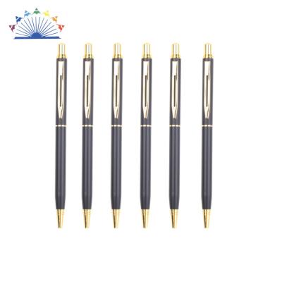 China office & School Pen Roller Customized Souvenir Golden Cut Ballpoint Pen Metal Ballpoint Pen Promotional Metal Pen for sale