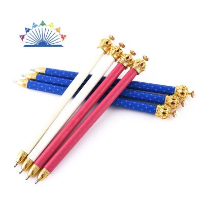 China Promotional Pen Crown Ballpoint Pen Cute Gift Kawaii Pen for sale