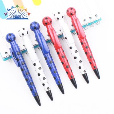 China Promotional Pen New Design Gift Logo Soccer Pen Football Plastic Ball Pen for sale