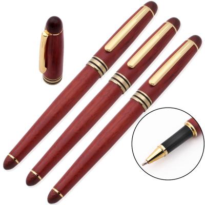 China Full Size Promotional Custom Logo Sign Pen Luxury Wooden Pen for sale