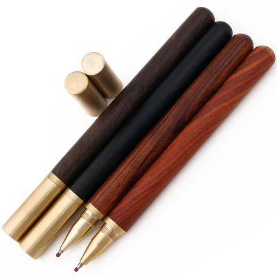 China 2021 High Quality Hot Selling Normal Brass Cap Wooden Pen for sale