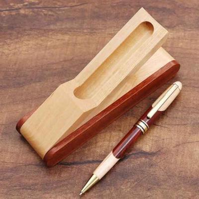 China Promotional Gift Fashion Retro Meeting Pen Elegant Wooden Office Business Ball Pen for sale