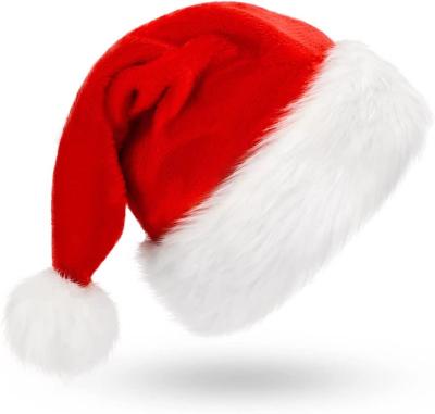 China Sweet Christmas Hat Christmas Hat Holiday For Adults Santa Hat For Party Supplies Unisex for sale