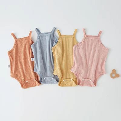 China QUICK DRY Custom Baby Clothing OEM Baby Clothes GOTS 100% Cotton OEM Shorts Sleeve Plain Plain Baby Overalls Organic Logo Printed Blank for sale