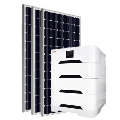 China Jntech 5KW Home Solar Energy Storage Hybrid Solar System For Home Power Use for sale