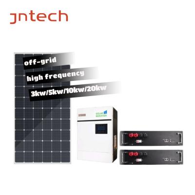 China Jntech Home Solar Panel Roof Mounting Hybrid Solar System 48V 5kw 10kw 15kw 20kw High Frequency In Parallel For Home for sale