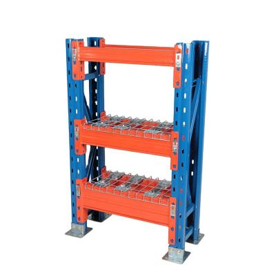 China Heavy Duty Corrosion Protection Warehouse Durable And Stable Pallet Rack With Diamond Hole for sale