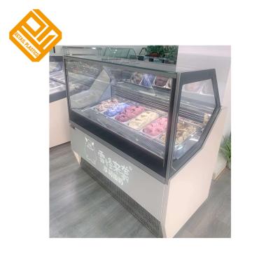 China Single-temperature Customized Commercial Ice Cream Display Freezer Refrigerator for sale