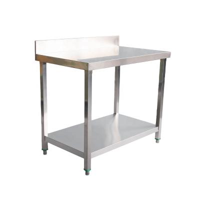 China Commercial Kitchen Supermarket Kitchen SS Mobile Work Table for sale