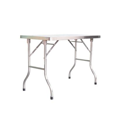 China Stainless Steel Metal Table For Cafeteria Supermarket HBE-ST for sale