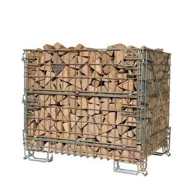 China Collapsible Collapsible Collapsible Warehouse Storage Stackable Steel Wire Mesh Heavy Duty Container for sale