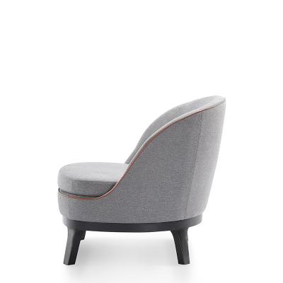 China Elegant Modern Lounge Chair Lounge Chair Molded Foam Spinning Chair for sale