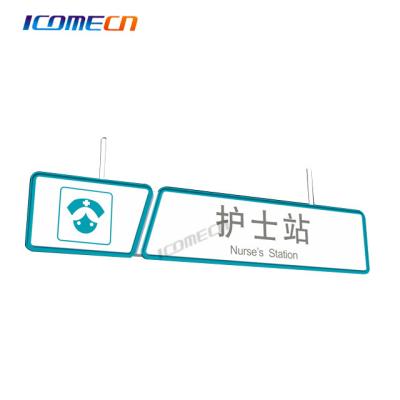 China New design new design wall nameplate sign holder, wayfinding for hospital signs project for sale