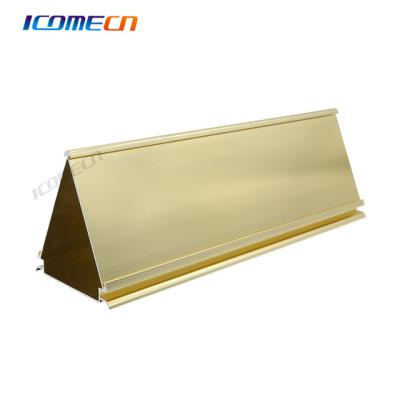 China Change Your Signs Guangdong Office of Information Anytime Anodized Aluminum Nameplate Sign Holder for sale